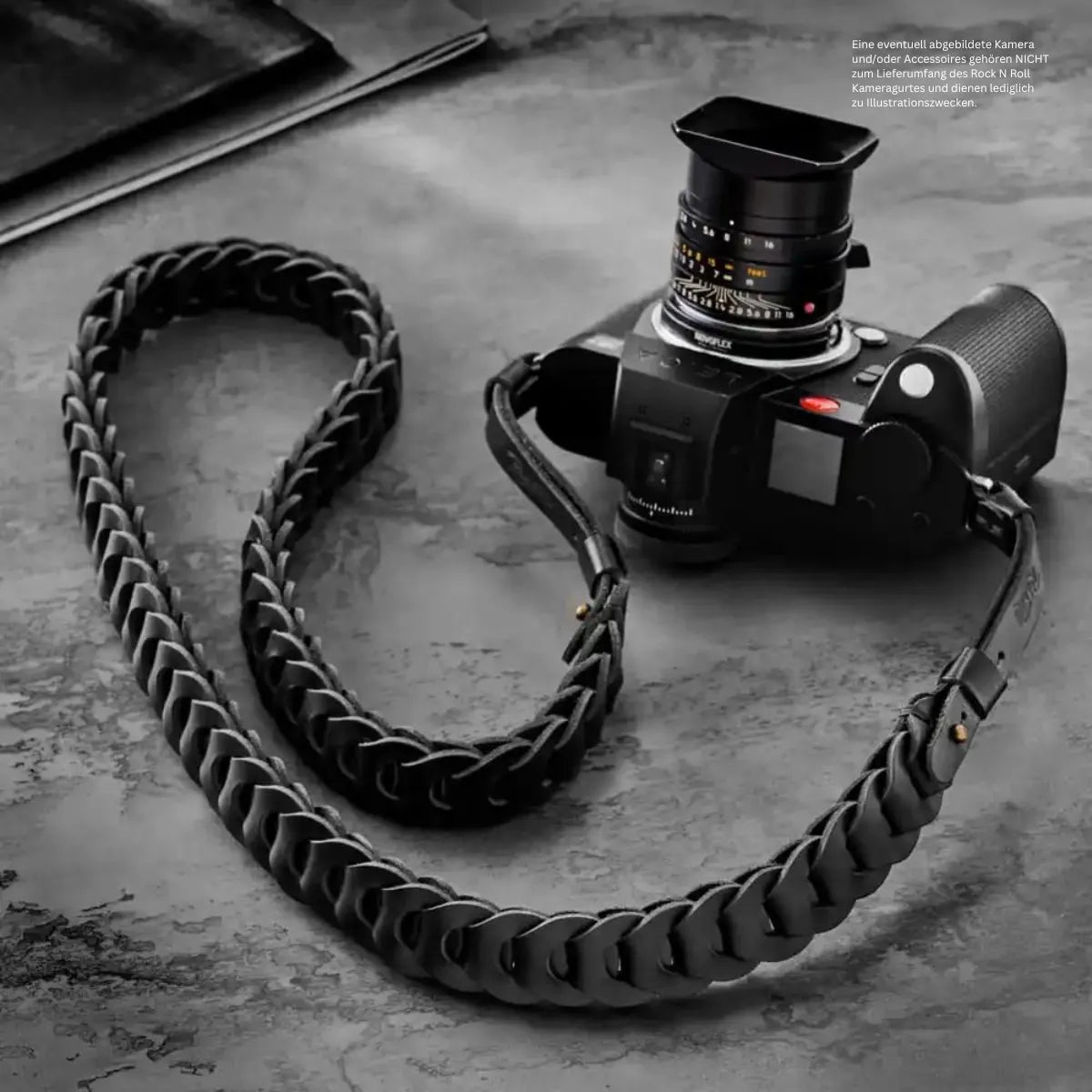 Rock n Roll Camera Straps And Bags Kameragurte | Kamera Schultergurt für Leica Sl2 Sl s in Schwarz von Rock n Roll Camera | 100cm