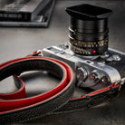 Rock n Roll Camera Straps And Bags Kameragurte | Kamera Tragegurt aus Leder in Schwarz Rot von Rock n Roll Camera Straps | Gr. s