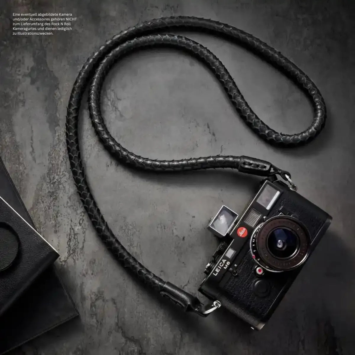 Rock n Roll Camera Straps And Bags Kameragurte | Kameragurt aus Nappaleder in Schlangenleder Design | Rock n Roll Straps | 100cm