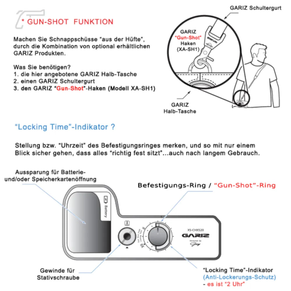 Gariz Design Half Case Bereitschaftstasche | Kameratasche Für Fujifilm X-s20 Von Gariz Design | Schwarzes Leder Aus Italien