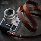 Rock n Roll Camera Straps And Bags Kameragurte | Retro Kamera Schultergurt aus Leder im Antik Finish | Braun | Rock n Roll | l