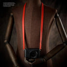 Rock n Roll Camera Straps And Bags Kameragurte | Schultergurt für Kameras aus Leder in Rot | Rock n Roll Camera Straps | Gr.l