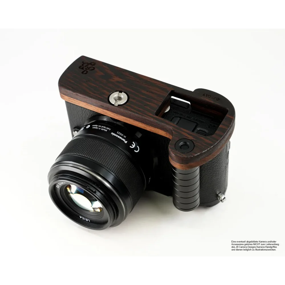 Wooden Grip For Panasonic GX9 By JB Camera Designs | Dark Brown Brown ...